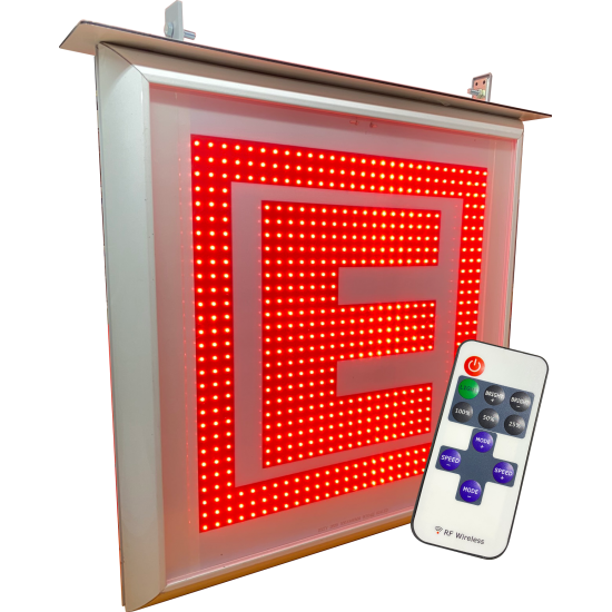 60×60 Eczane E-Logo -Kumandalı-Butonlu SMD LED-