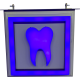 Işıklı Diş Tabelası Kabartma